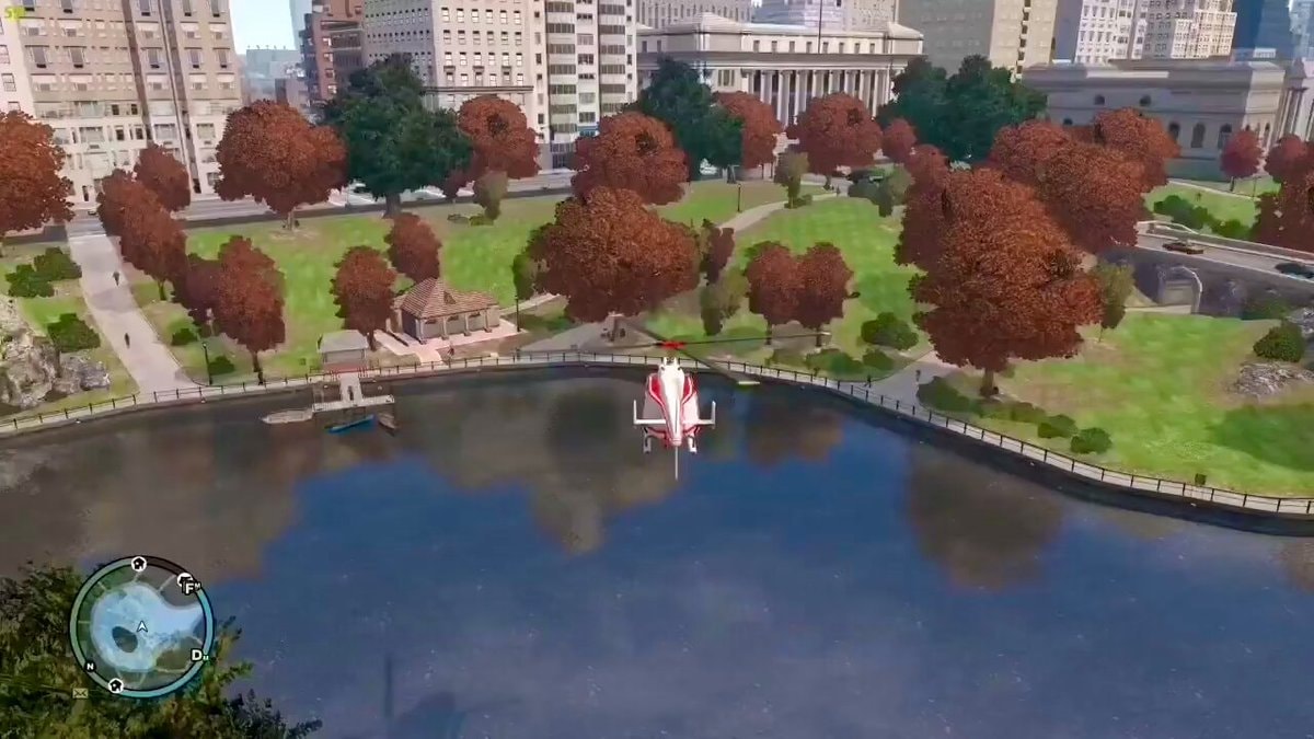 GTA 4 Helicopter Lake Trick