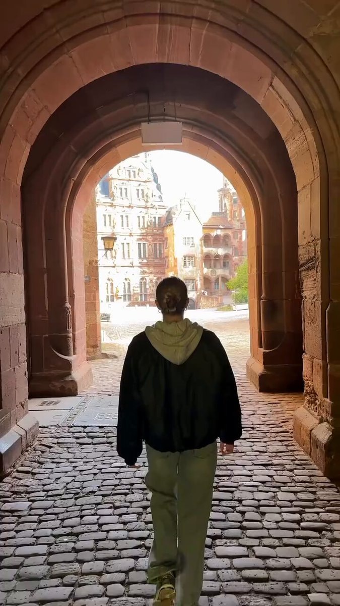 Heidelberg Germany archway walk