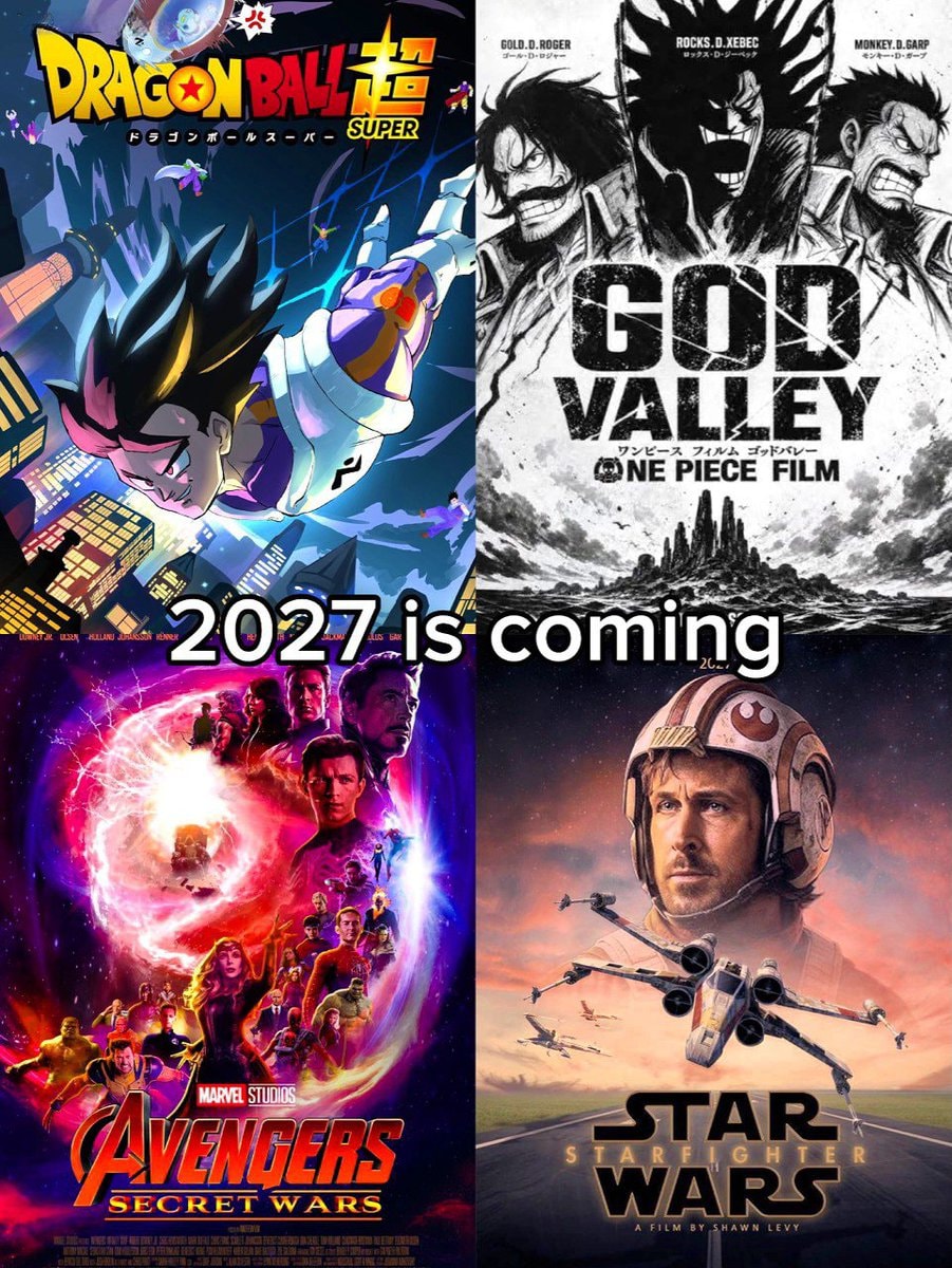 2027 movie poster collage