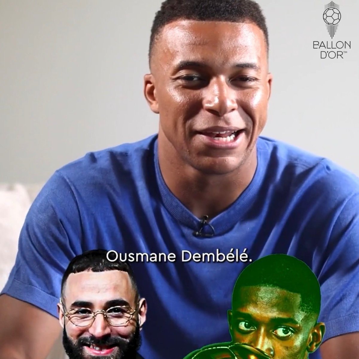 Mbappe Dembele Benzema Bdor list