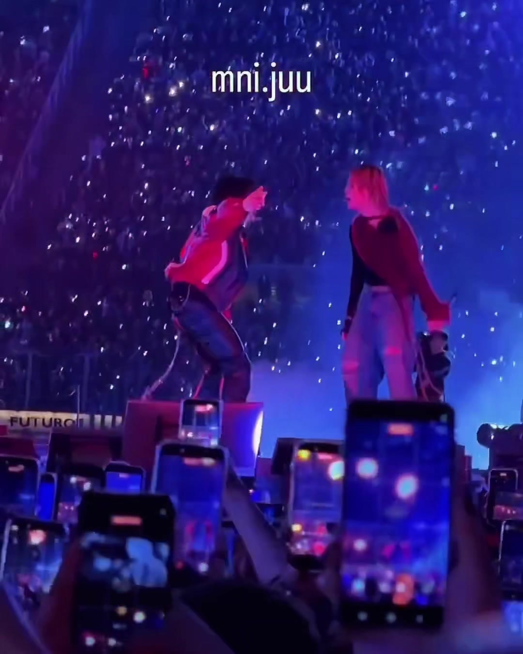 Jimin and Jungkook Fire stage