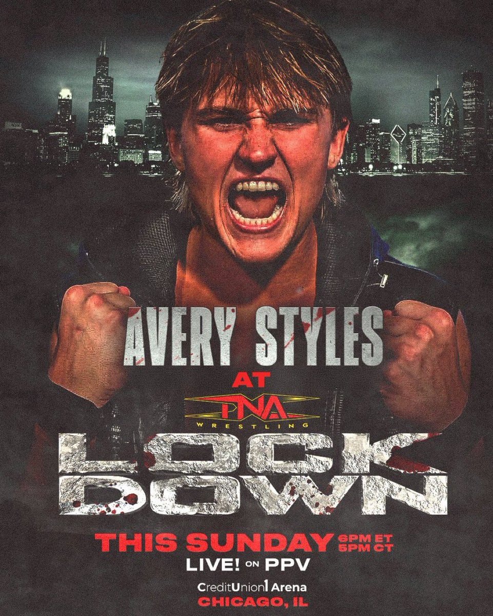 Avery Styles TNA Wrestling Lockdown Chicago Avery Styles TNA Wrestling Lockdown Chicago