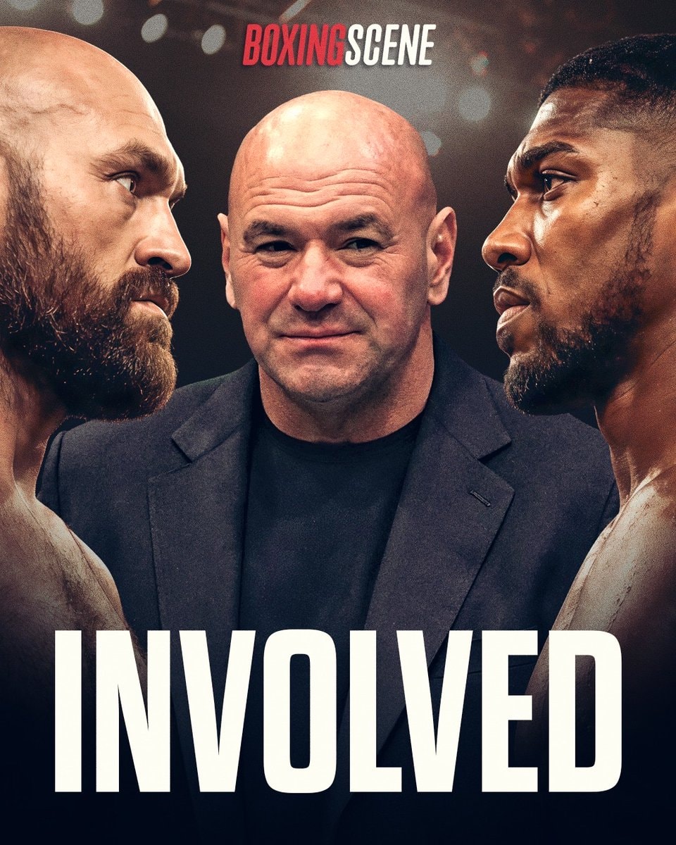 Dana White Tyson Fury Anthony Joshua