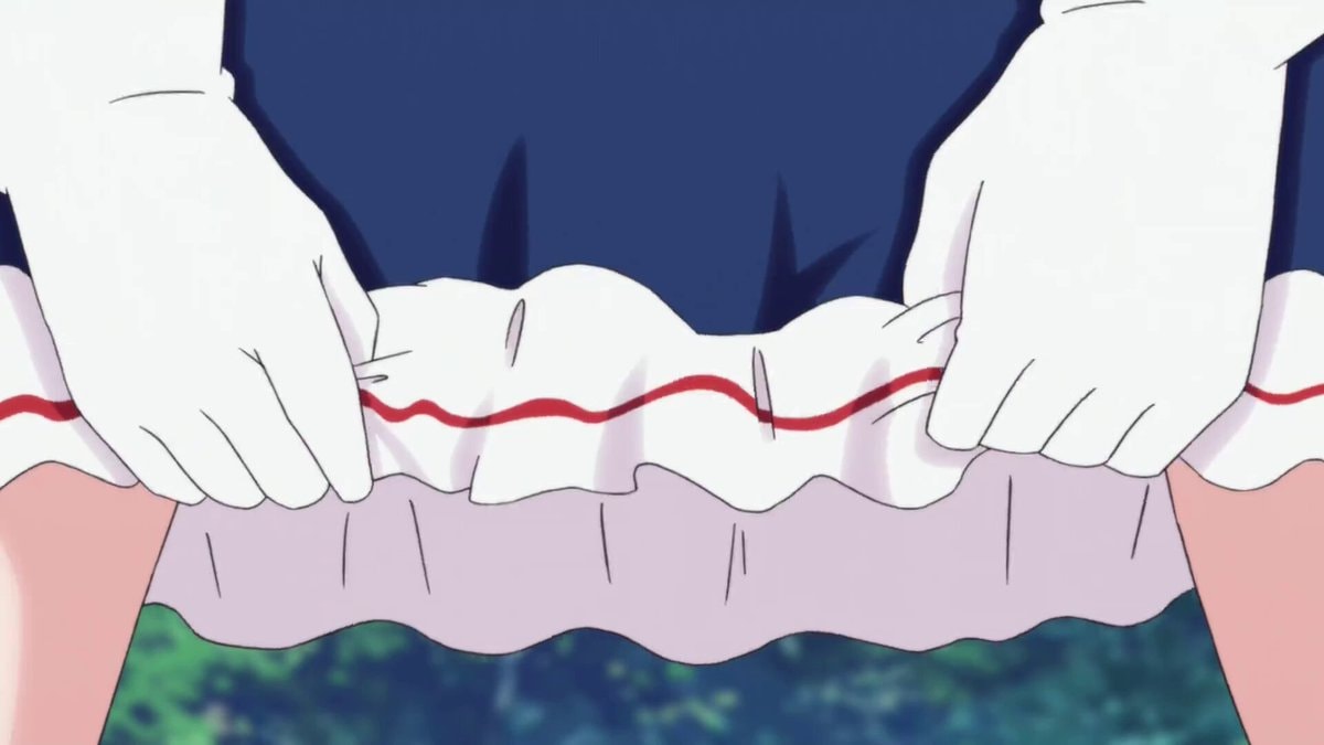Panty reveal inspiring transformation