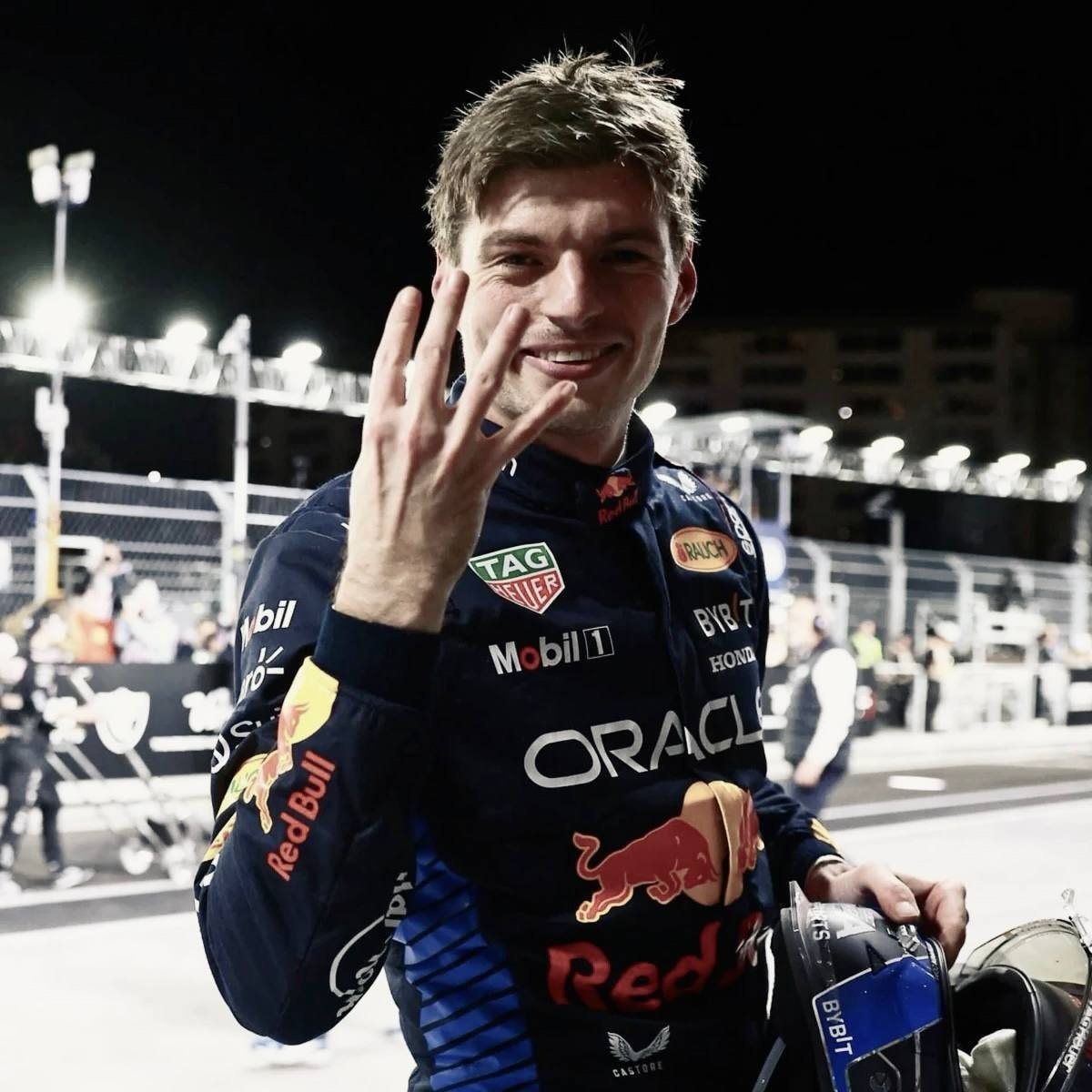 Max Verstappen four fingers FIA question