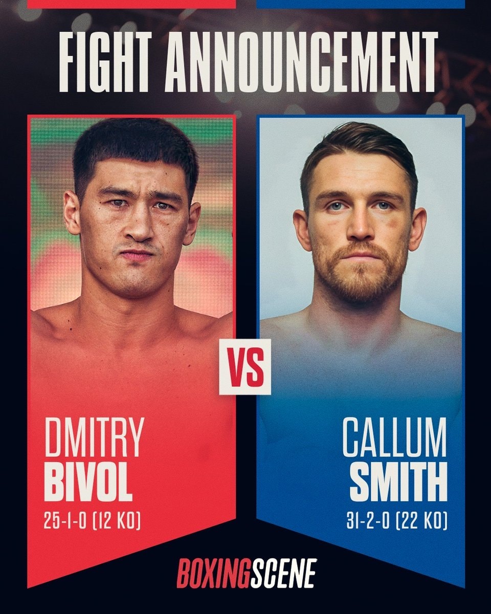 Bivol vs Smith fight announcement