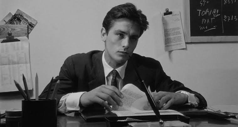 Alain Delon cinema face card (photo 2 of 4)
