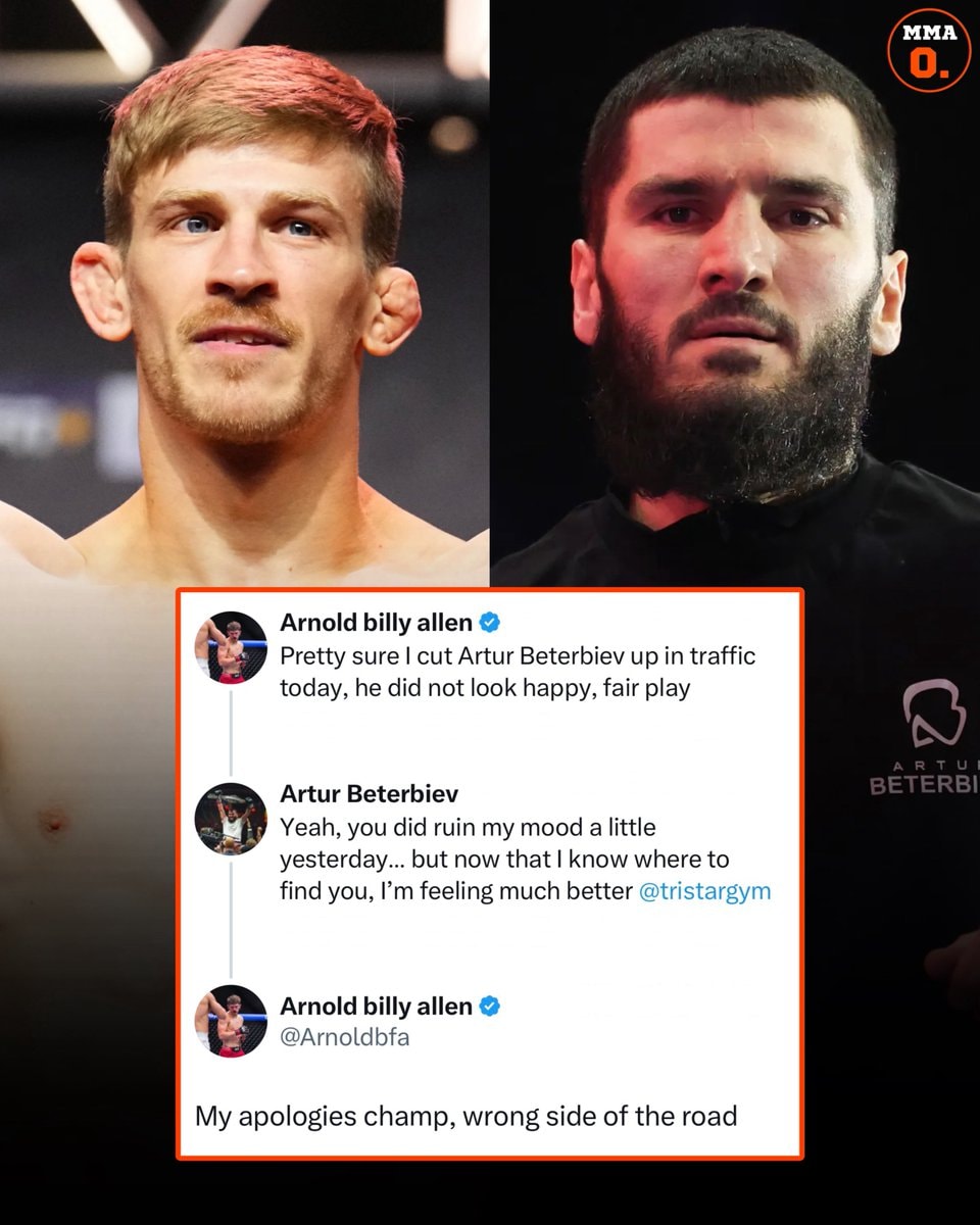 Arnold Allen Artur Beterbiev MMA traffic Arnold Allen Artur Beterbiev MMA traffic