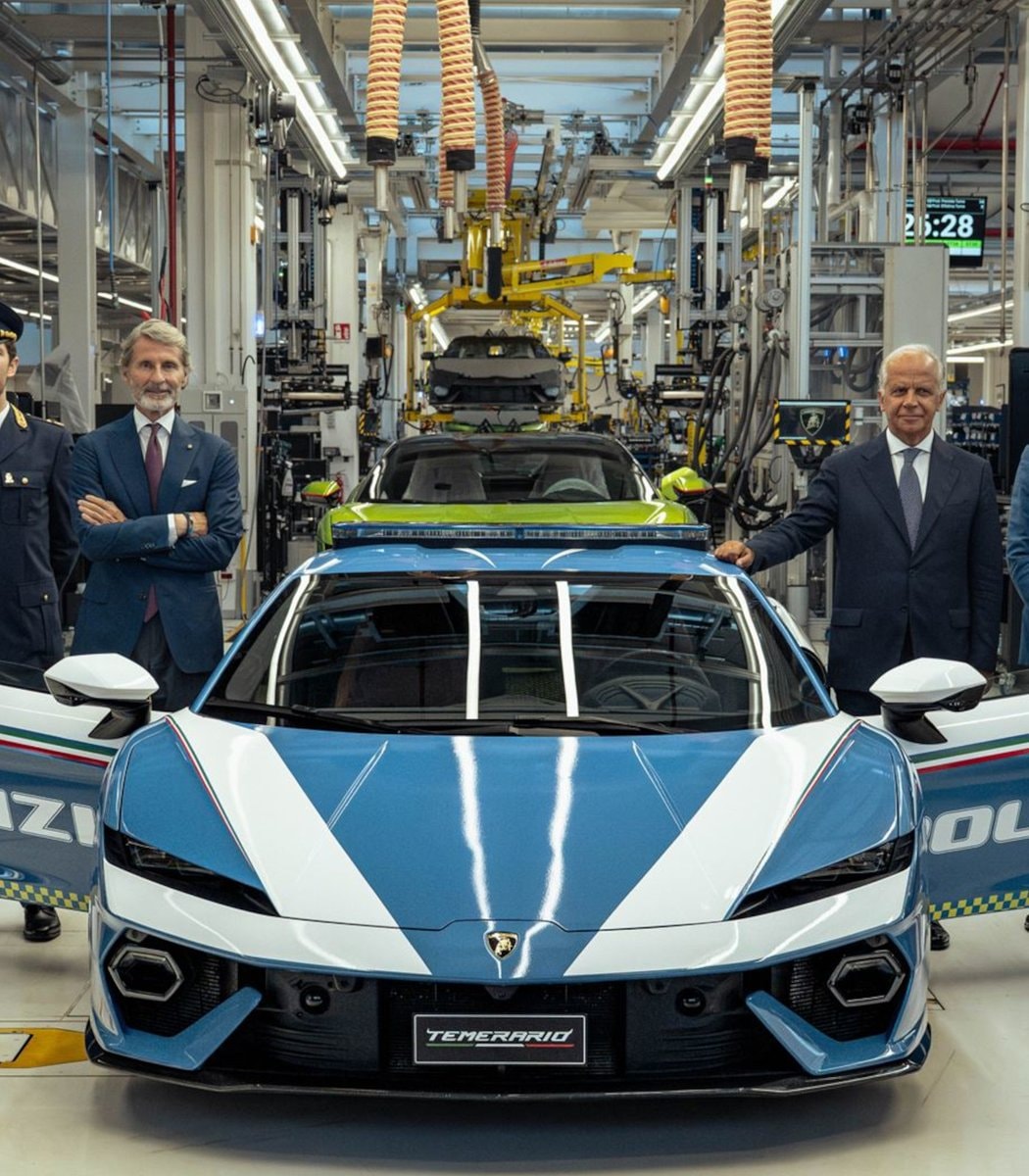 Lamborghini Temerario POLIZIA donation