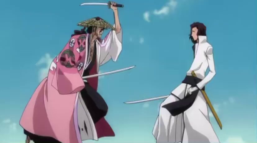 Bleach intense sword fight