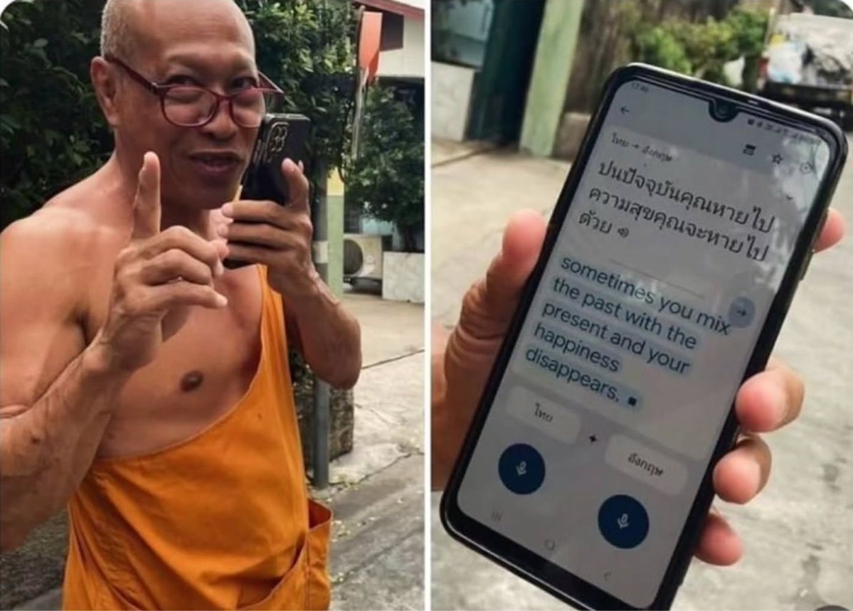 Bangkok monk uses Google Translate for wisdom