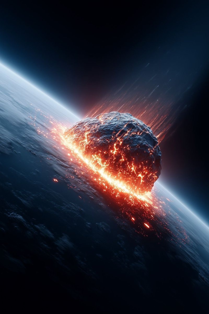 Asteroid impact on Earth