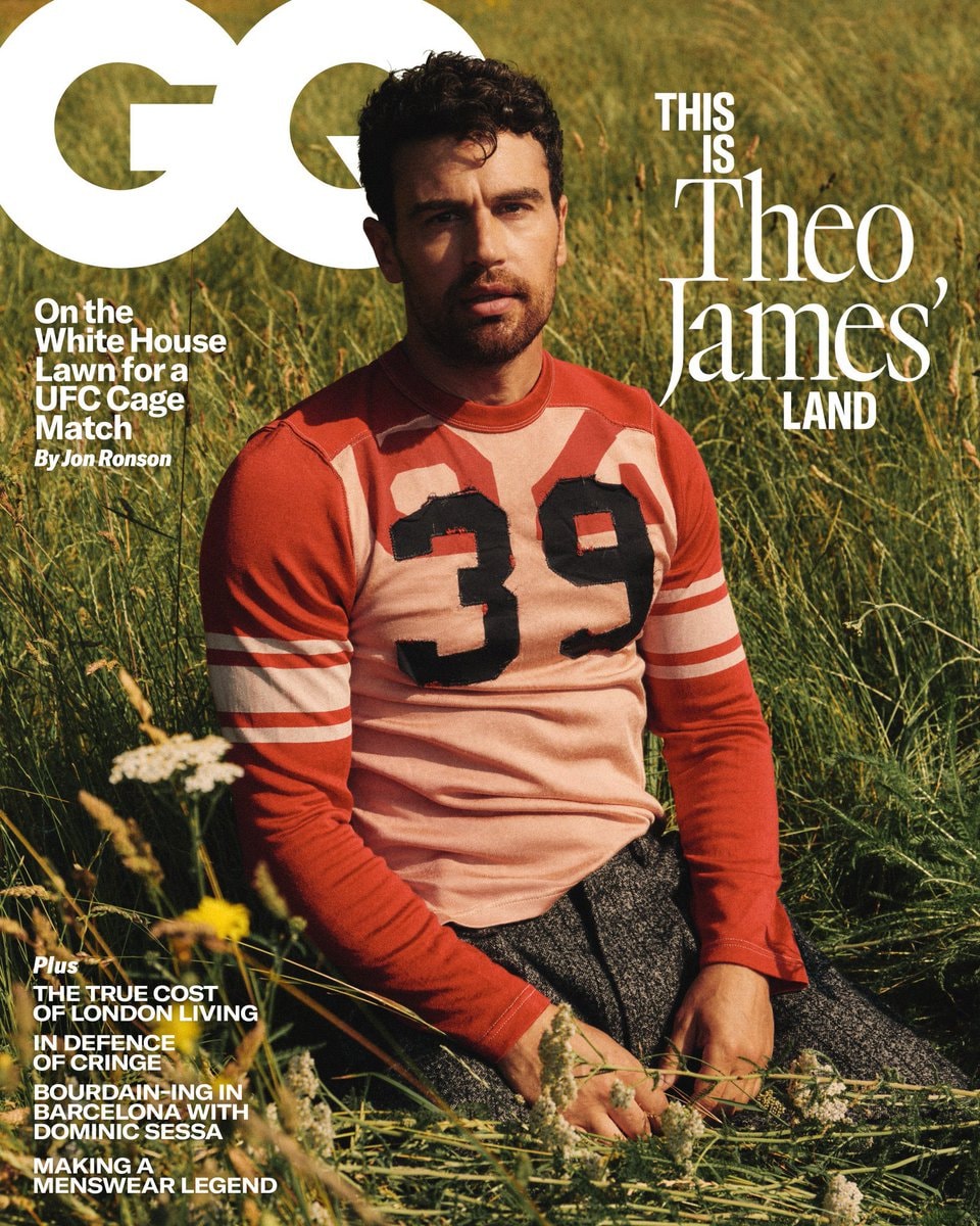 Theo James British GQ cover