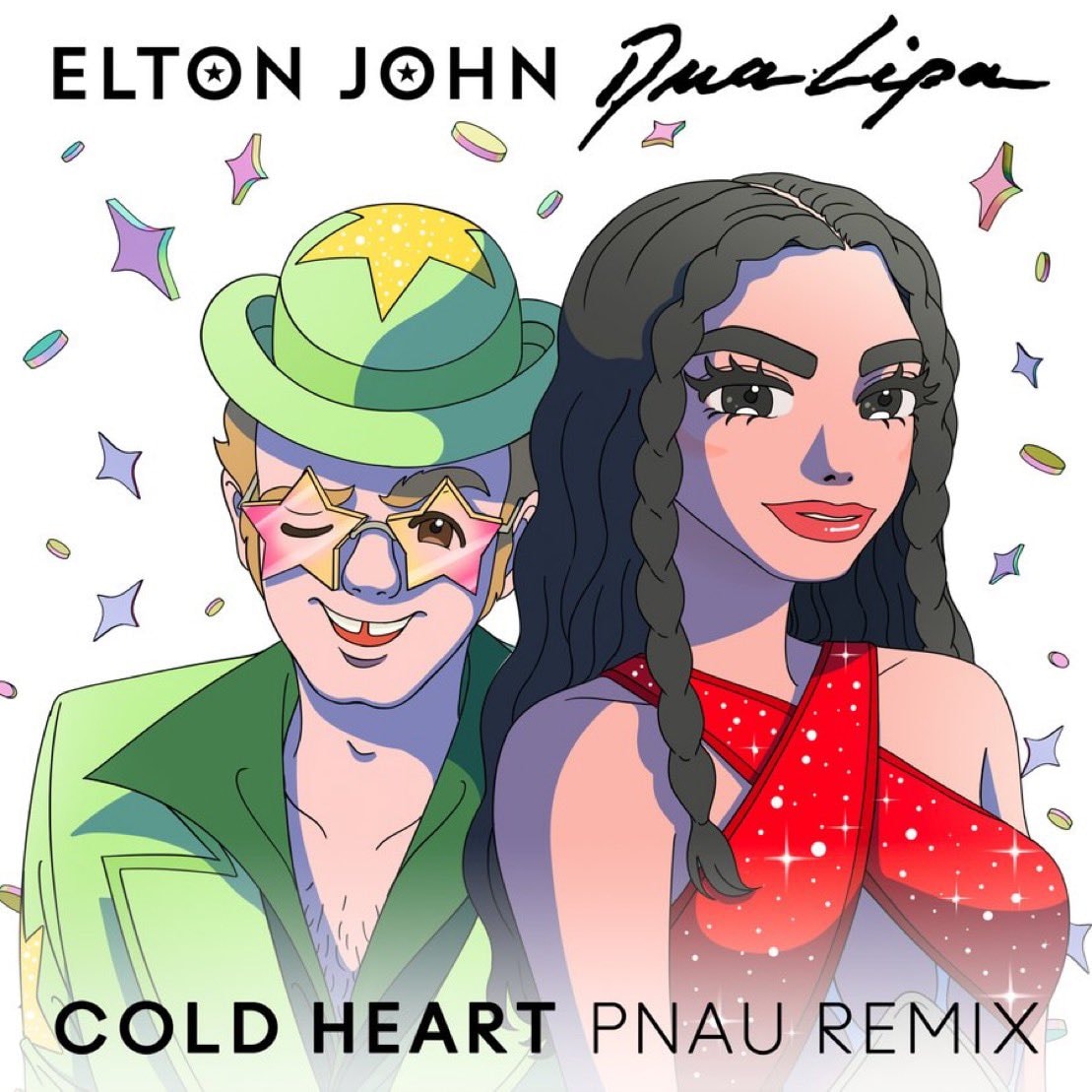 Dua Lipa and Elton John Cold Heart Pnau Remix