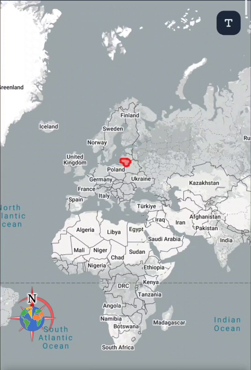 True Size of Lithuania 🇱🇹 True Size of Lithuania 🇱🇹