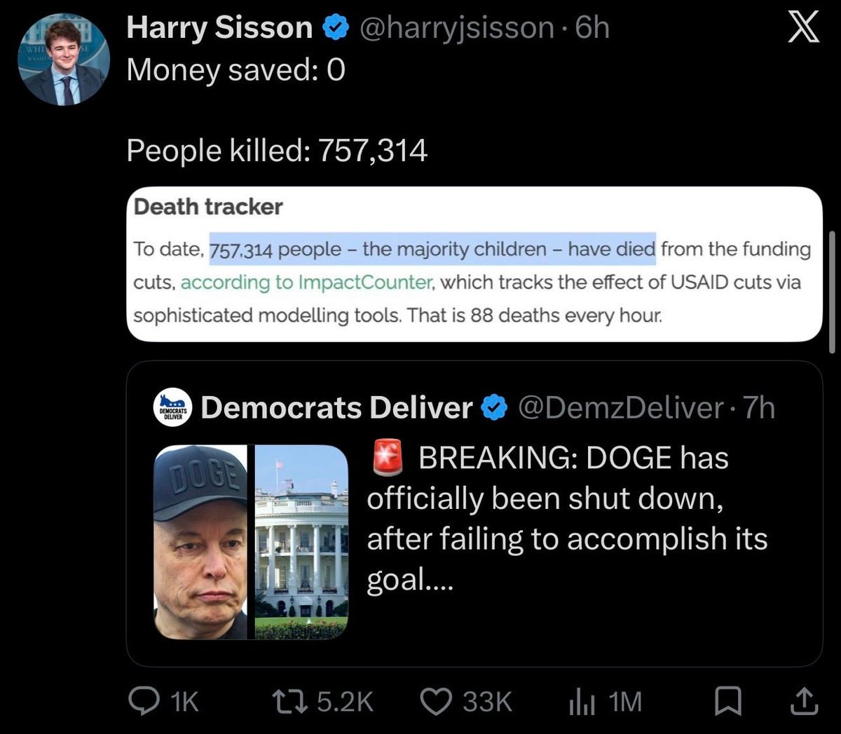 DOGE shutdown Harry Sisson Adam Mockler (photo 1 of 2)