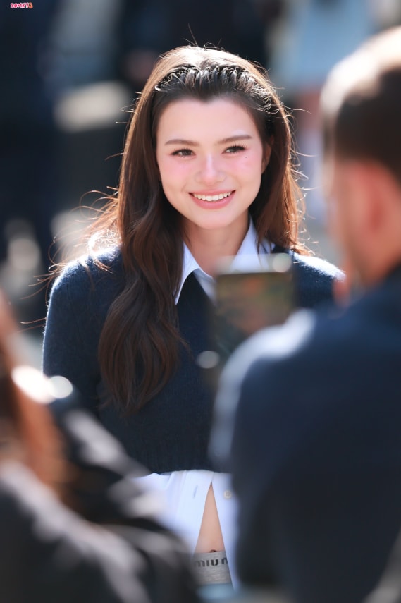 Becky Armstrong Miu Miu Fashion Show (photo 1 of 2)