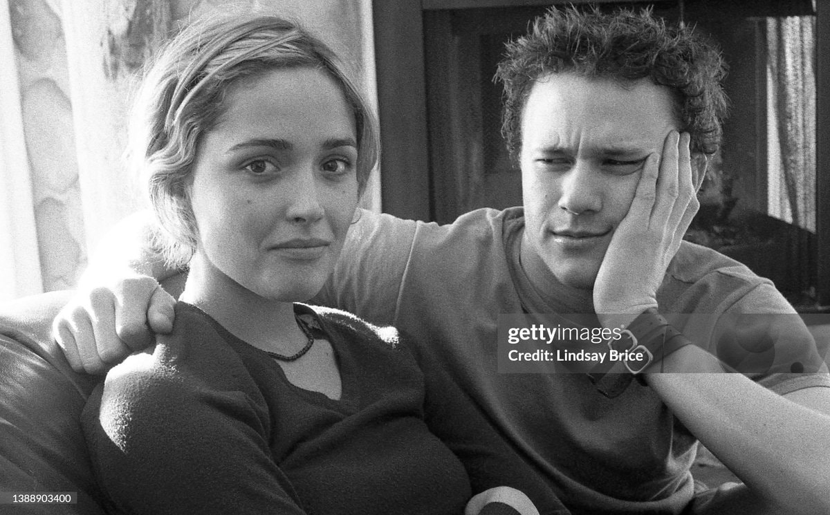 Heath Ledger and Rose Byrne at Sundance 1999