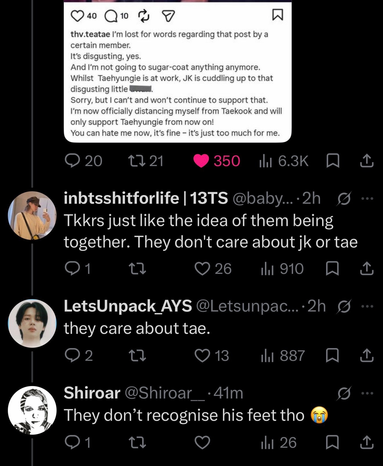 Jungkook fan criticism (photo 2 of 2)