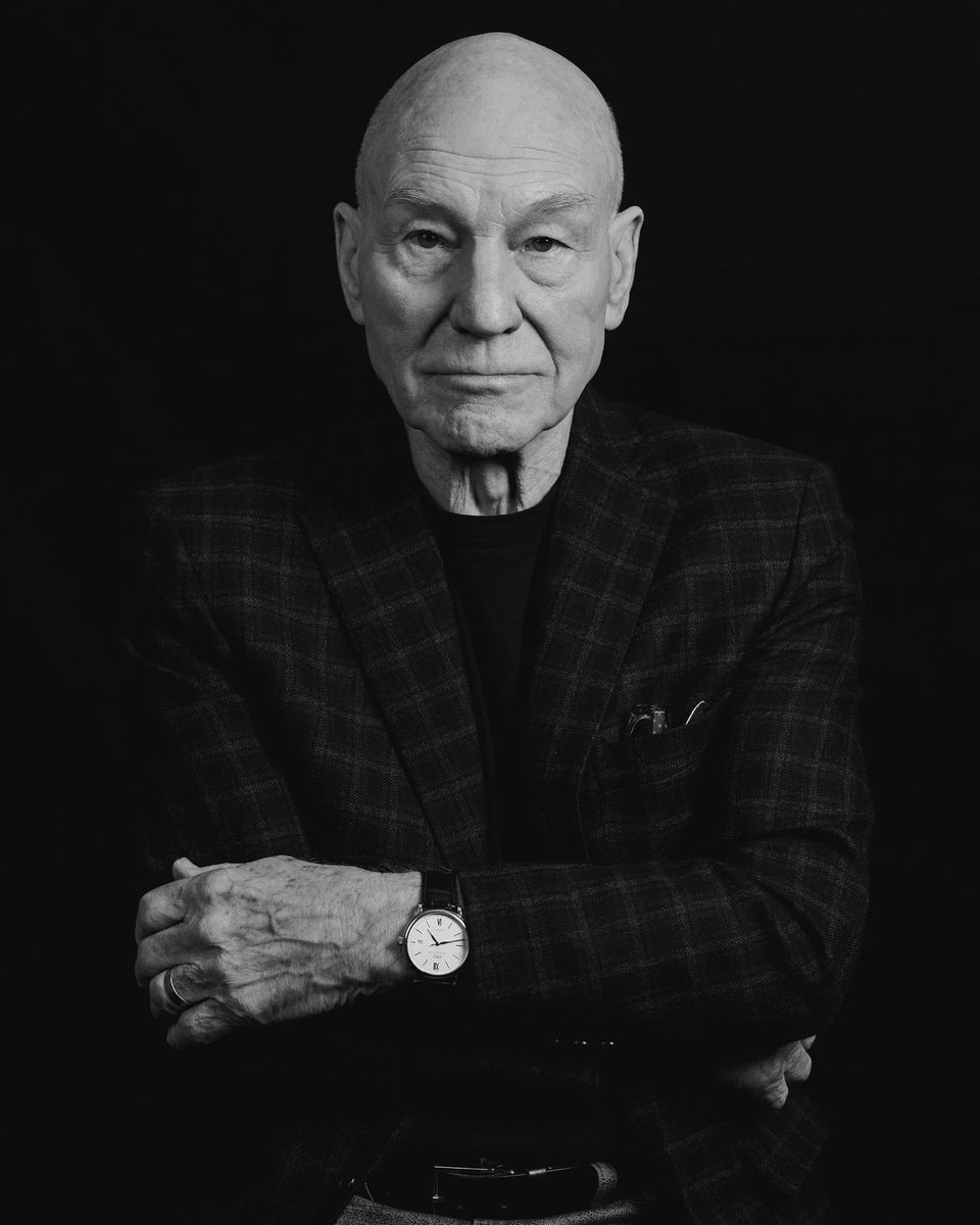 Sir Patrick Stewart formal portrait