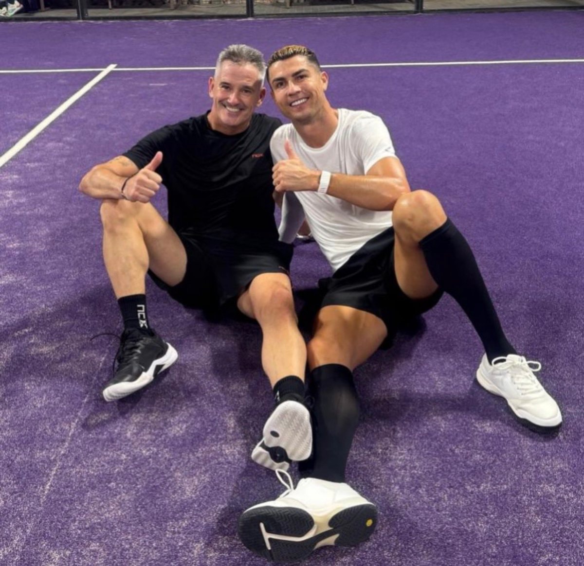 Cristiano Ronaldo Madrid padel