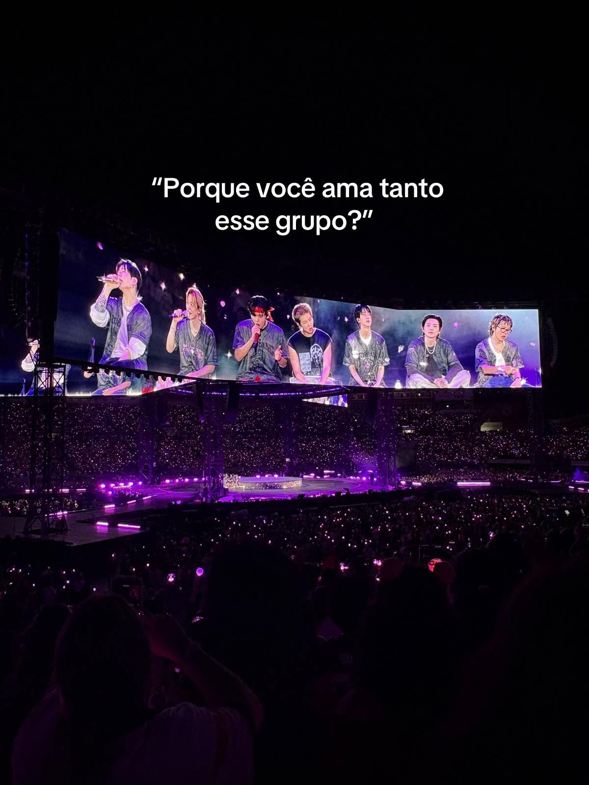 BTS concert stage moment