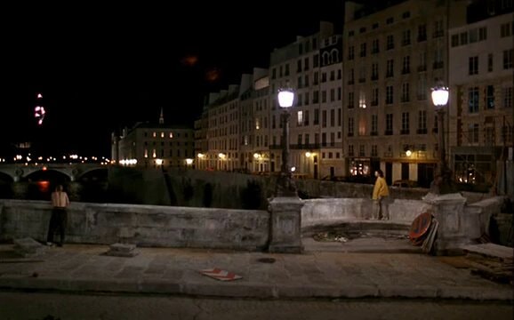lovers on the bridge dance scene