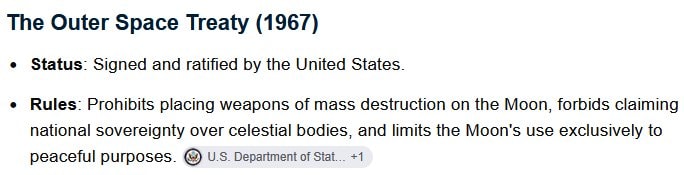 Outer Space Treaty status