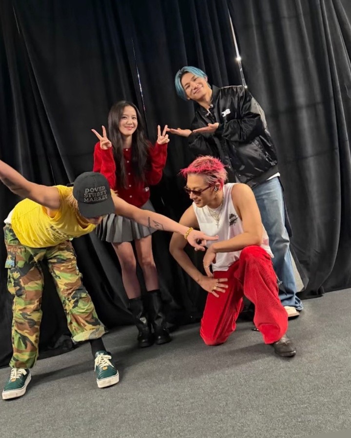 Jisoo and Big Bang new photo