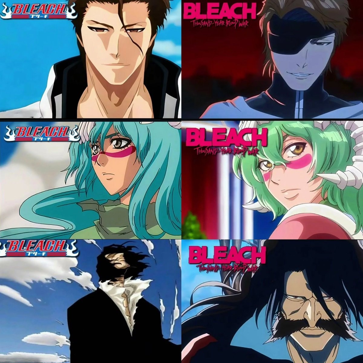 Bleach old vs new art style