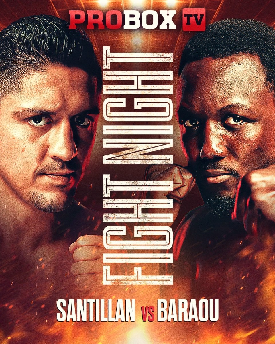 Santillian vs Baraou fight night