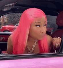 Nicki Minaj fierce car moment