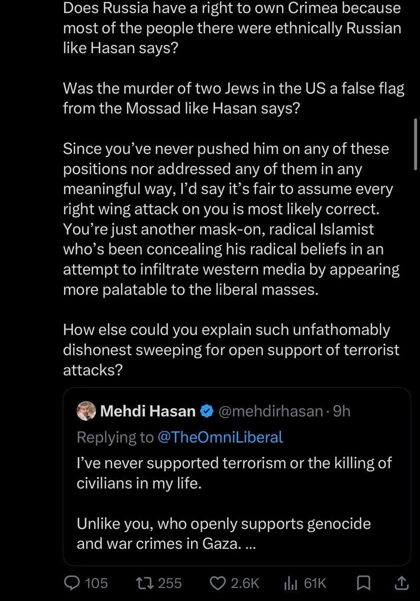 Destiny accuses Mehdi Hasan (photo 2 of 2)