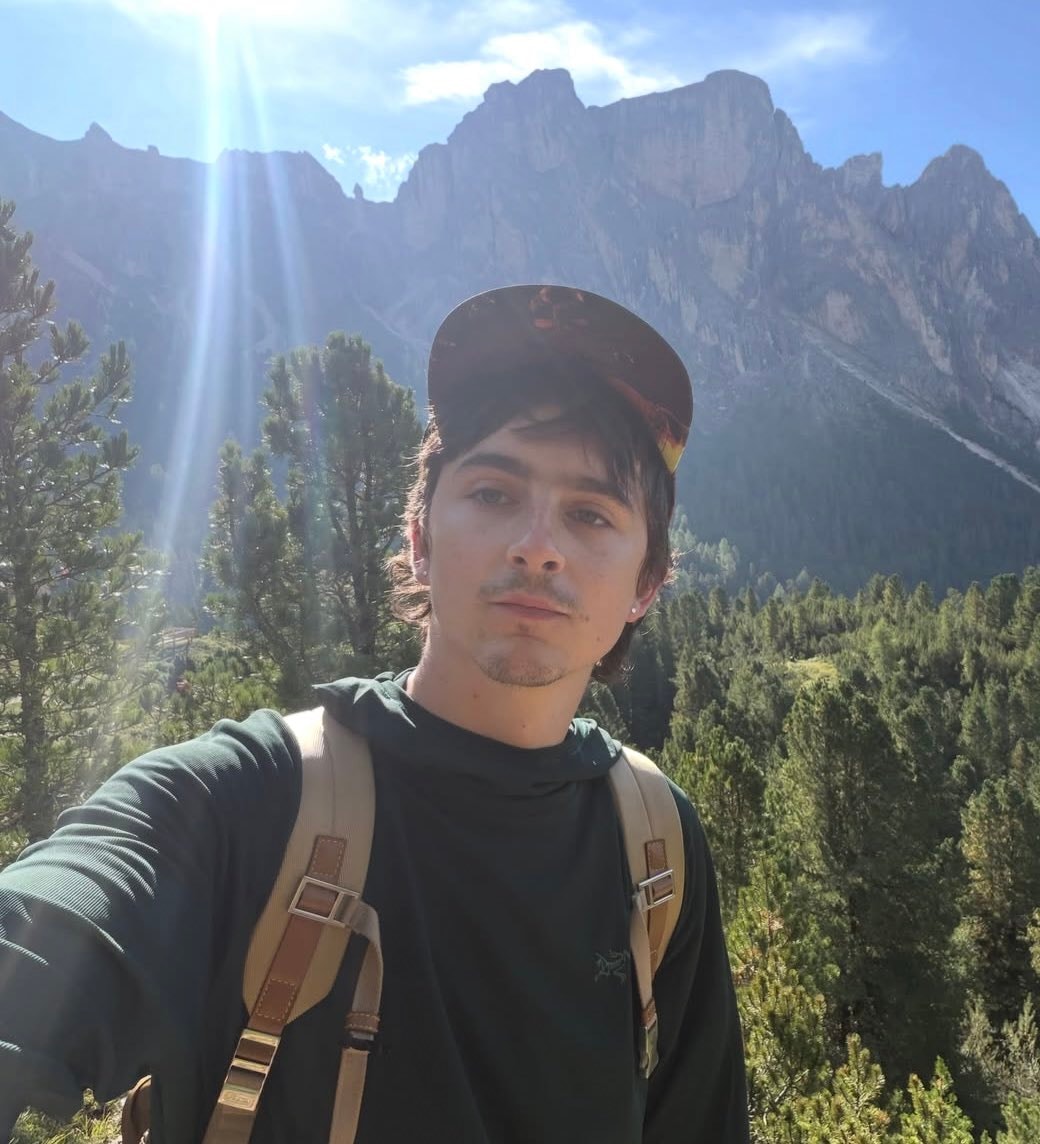 Timothée Chalamet hiking