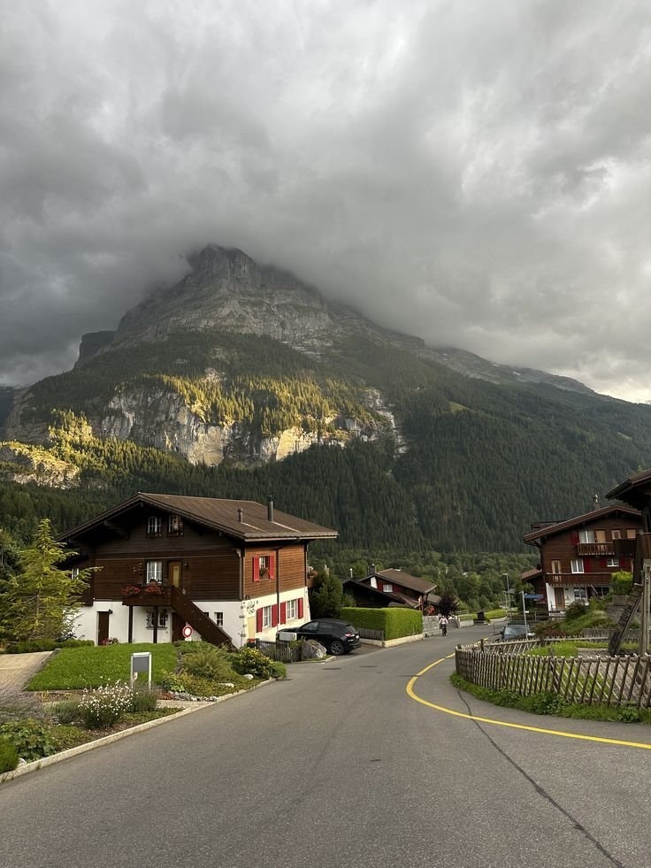 Switzerland mountain village