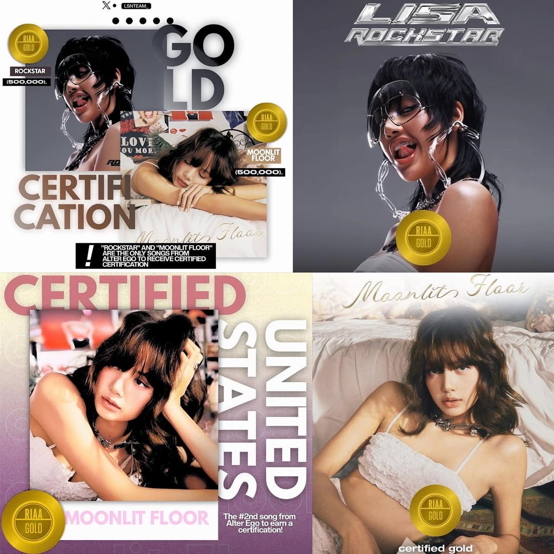 Lisa Rockstar Moonlit Floor RIAA Gold