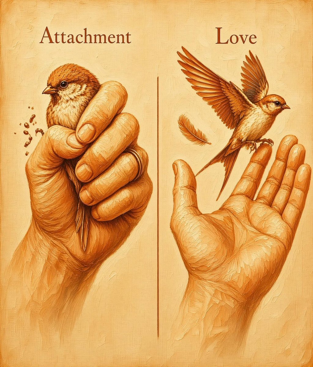 love vs attachment birds