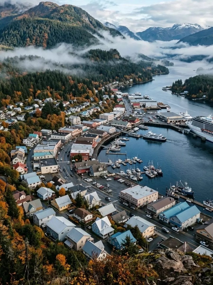 Alaska coastal harbor town (photo 3 of 4)
