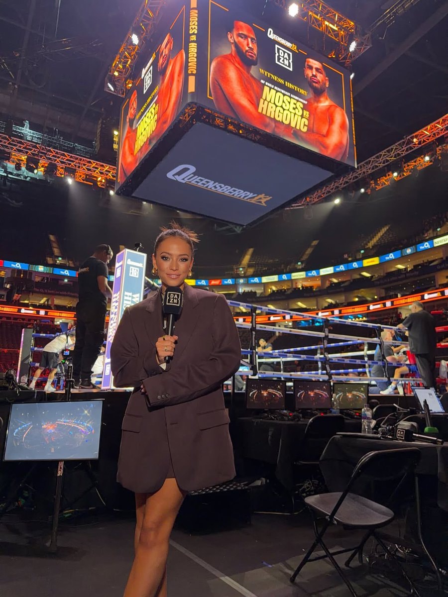 Jolie Sharpe in boxing arena