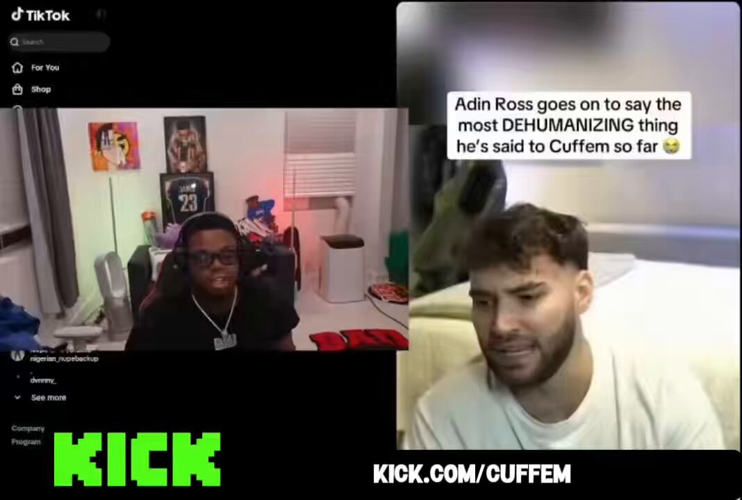 Adin Ross Cuffem KICK