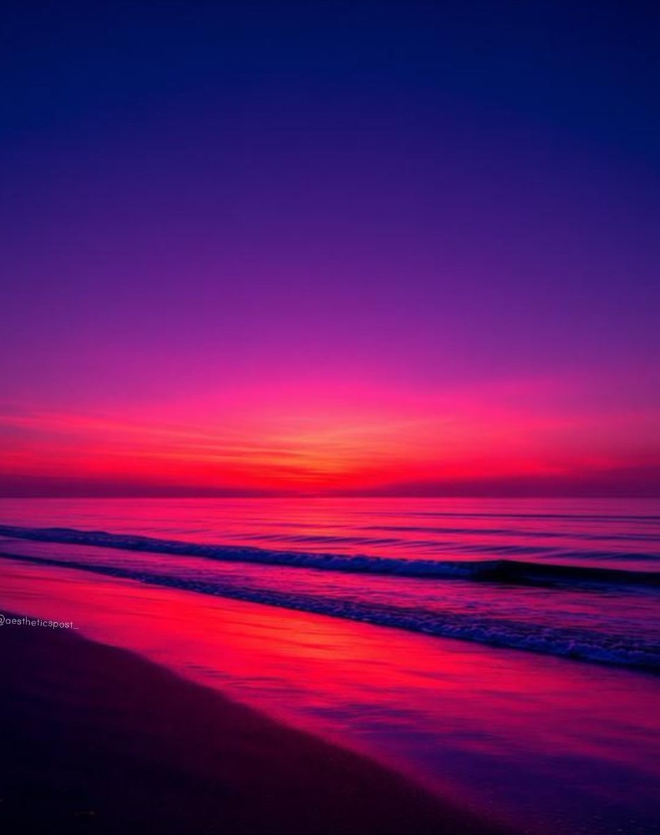 serene beach sunset