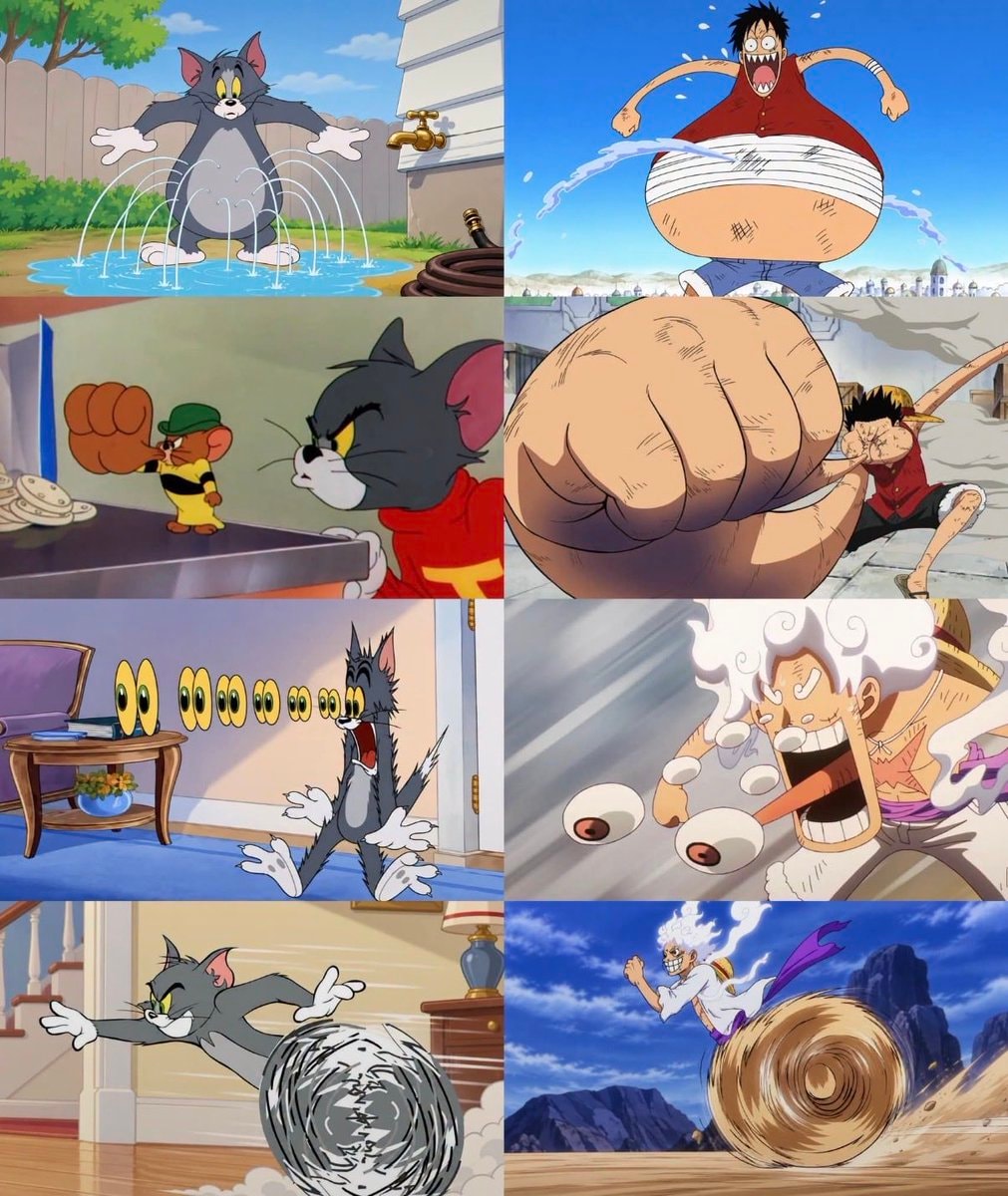 Tom & Jerry One Piece connection