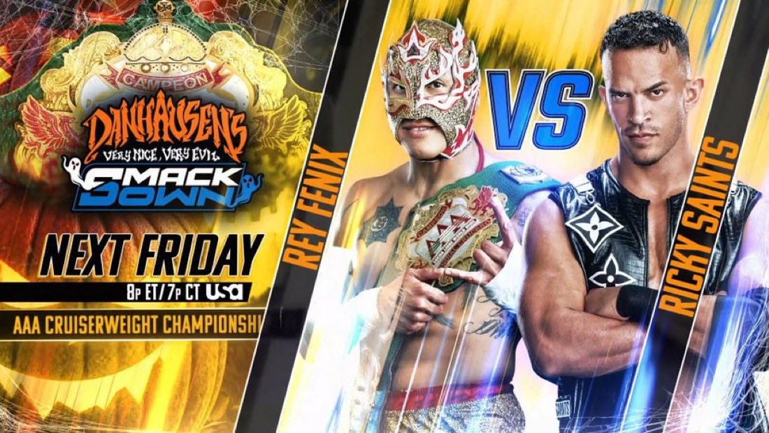 Rey Fenix vs Ricky Saints AAA Cruiserweight title