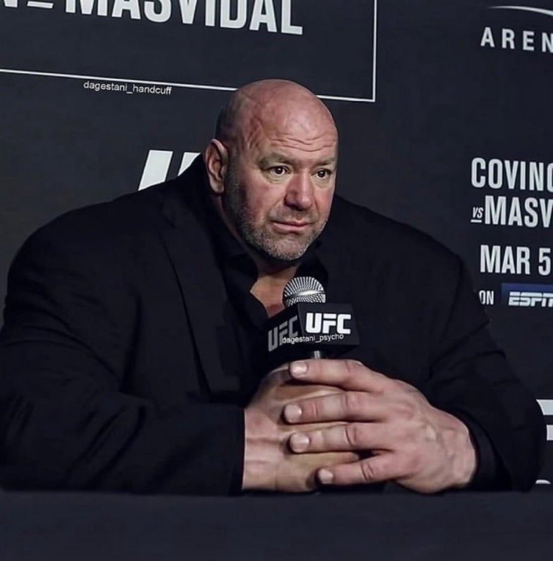 Dana White Ciryl Gane undisputed champion