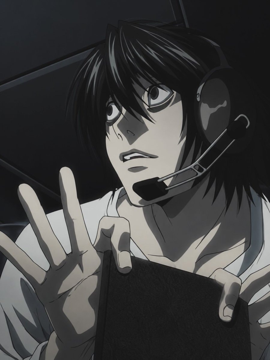 L meets a Shinigami in Death Note L meets a Shinigami in Death Note