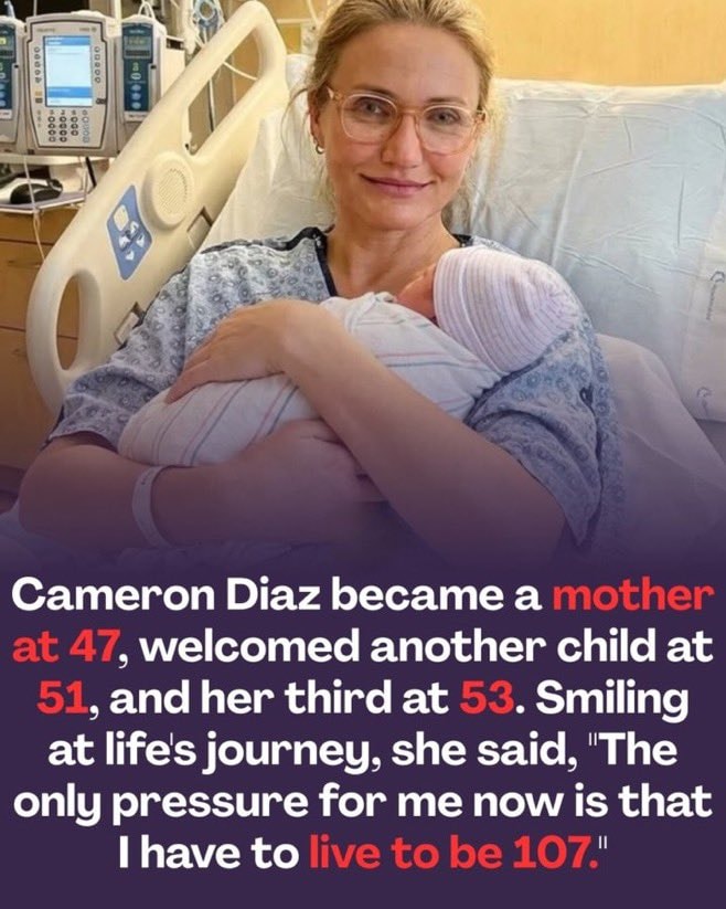Cameron Diaz third child hospital