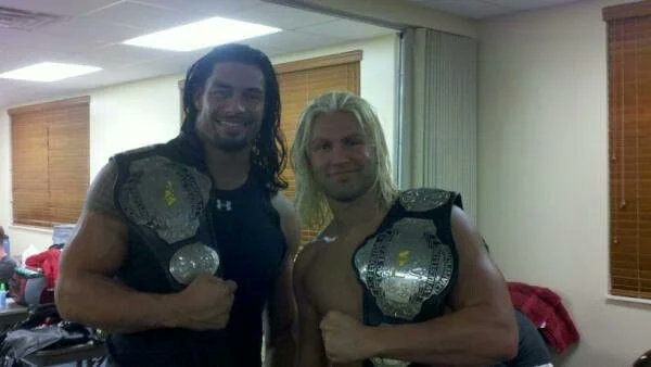 Roman Reigns Tyler Breeze FCW Tag Team Champions
