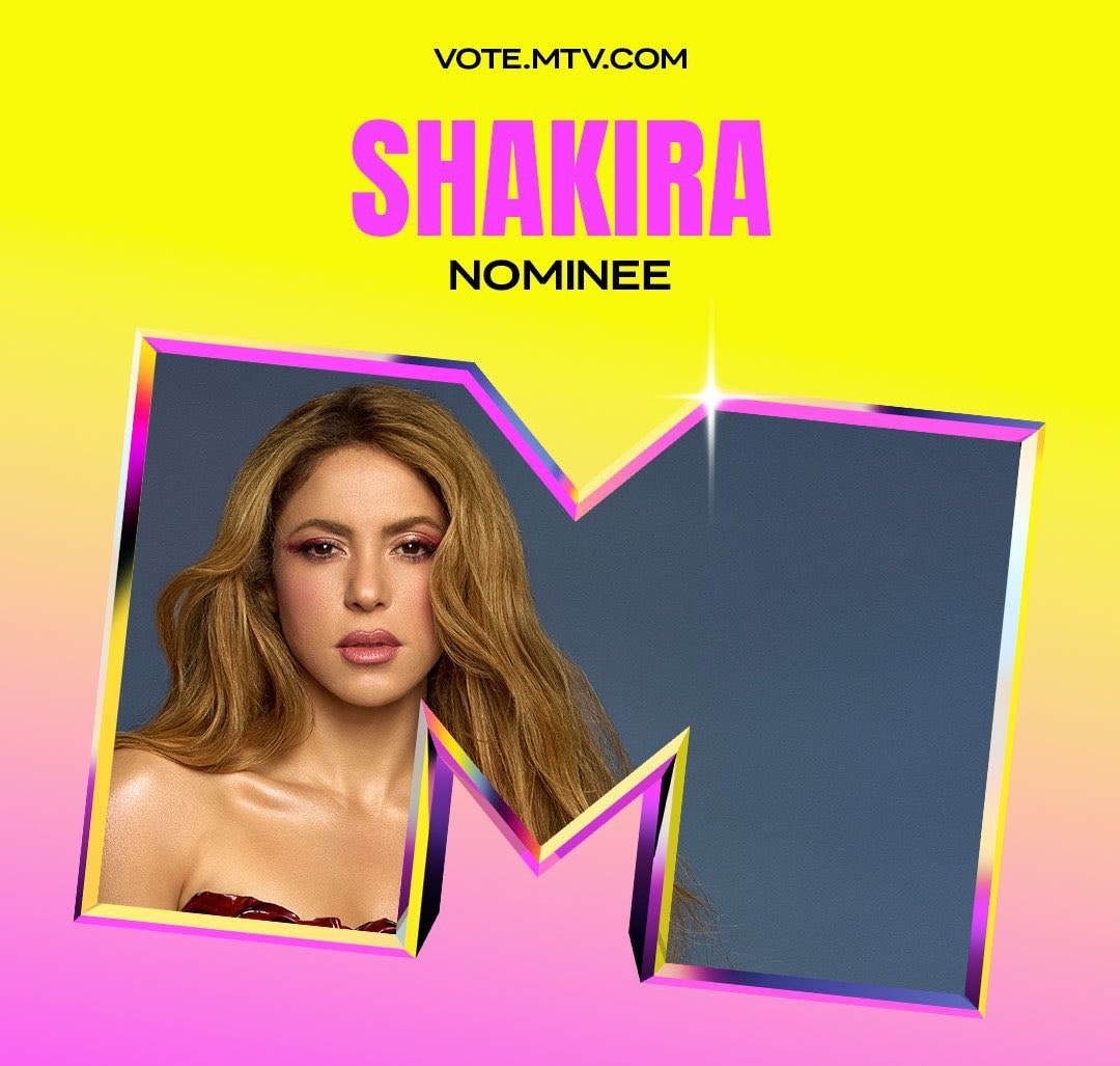 Shakira MTV VMAs 2026 nominations