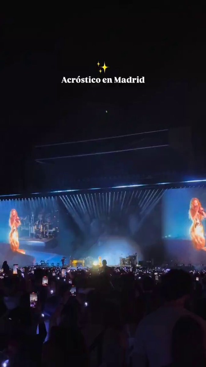 Shakira Acróstico Madrid