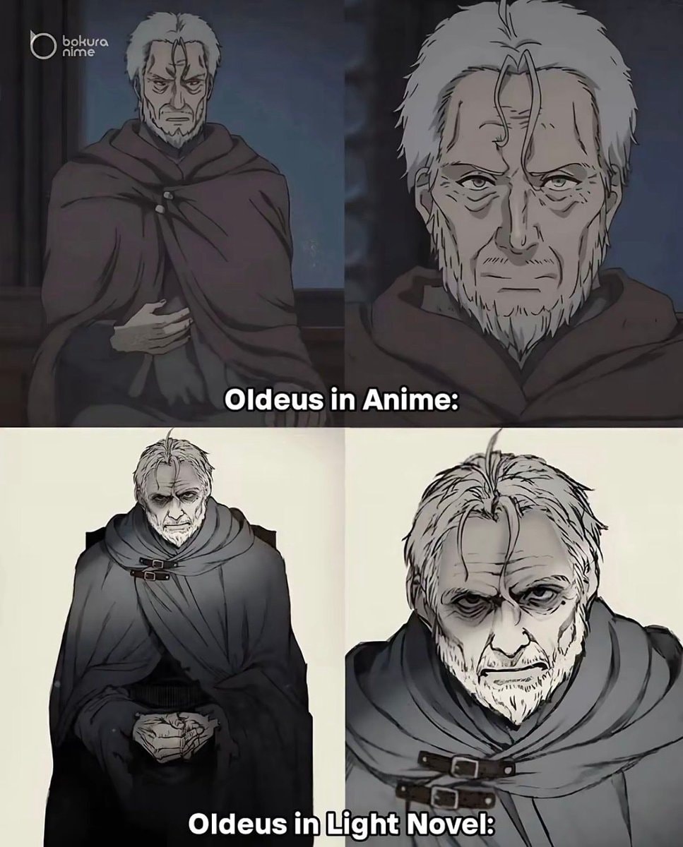 Oldeus Light Novel vs Anime